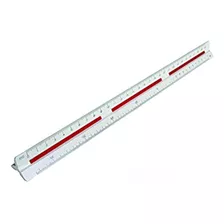 Escalímetro Triangular Profissional Trident 7830/1 Com Capa