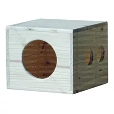 Casa Cama Cucha Cubo Gato Mascota Madera