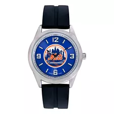 Reloj Game Time Ny Mets Para Hombre, Serie Mlb Varsity, Con 