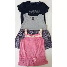 Remera Blusa Hering Tommy Hilfiger Niña 3 Años Manga Corta 