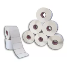 20 Rolos Etiqueta 50x30 1 Coluna Térmica Zebra Argox Elgin Cor Branco