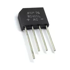 Puente Rectificador 4 A 600v Ecg-5319 Lineal Paq. 5 Pcs