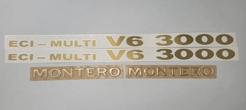 Mitsubishi Montero Calcomanias Y Emblemas  Foto 3