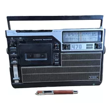 Radio Gravador Philips 470 Não Funciona Decoração Peças Raro