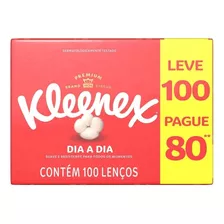 Lenços De Papel Descartáveis 100 Unidades Kleenex