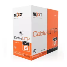 Cable Red Utp Nexxt Cat 6 Interior 305m Certificado Gigabit
