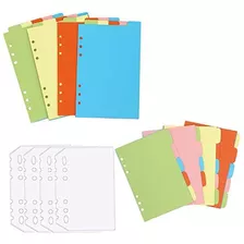 Long Tao 12 Set A5 6 Agujeros Durable Colorido Cuaderno De H