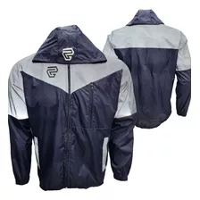 Chaqueta Moto Cortaviento Reflectiva Semi Impermeable Bici