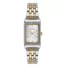 Relogio Mondaine Feminino Quadrado Bicolor 32495lpmvbe3