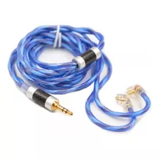 Kz Cable Pro 90-10 498 Azul Plata No Mic Pin C Zsn Pro Zs10