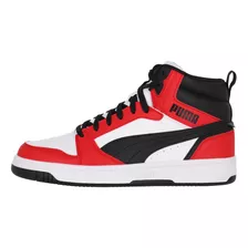 Zapatilla Puma Rebound V6 Hombre White/for All Time Red