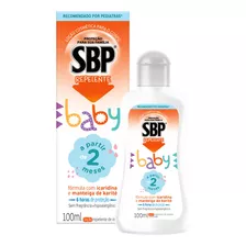 Loção Repelente Sbp Baby Com Icaridina E Karité 100ml