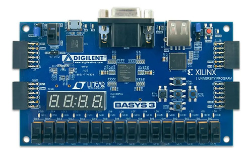 Placa De Entrenamiento Fpga Digilent Basys 3 Artix-7: