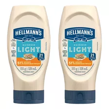 Maionese Light Hellmann's Kit Com 2 Unidades De 335g