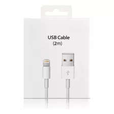 Cable Usb Para Apple iPhone 8 8 Plus Xr Xs Max 2 Metros