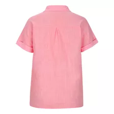 Camiseta Feminina Y Com Botões, Camiseta Solta Com Decote Em