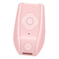 5 Mini Bluetooth Phone Controle Remoto Page Turner, Rosa