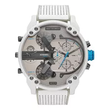 Reloj Diesel Mr. Daddy 2.0 Dz7419 Blanco Cronografo Nuevo