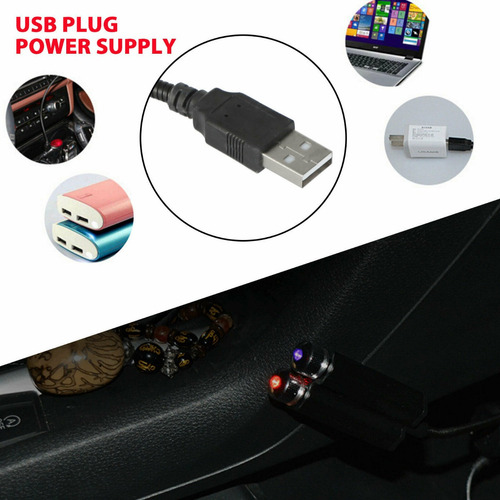 Mini Lampara Luz Led Usb Interior Carro  Foto 10