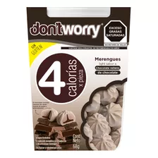 Merengue Dont Worry Chocolate Relleno De Chocolate 68g