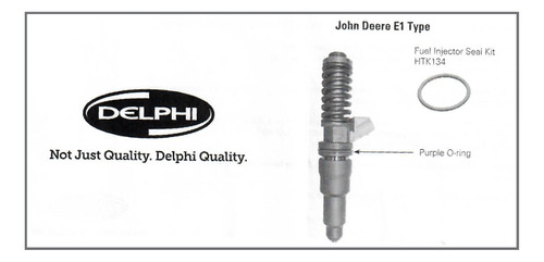 Liga Oring Externa Delphi De Inyector Diesel Para D13 Volvo Foto 4