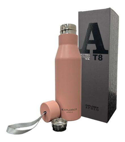 Botella Térmica Waterdog Acua 750ml Acero Inox Ideal Deporte