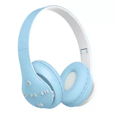 Fone De Ouvido Sem Fio On-ear Bluetooth Dobrável - Azul