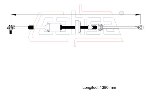 Cable Selector Velocidades Para Pontiac 6000 1983 2.8 Diesel Foto 2