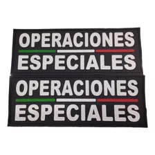 2 Parche Insignia Pvc Operación Especial Fer Marina Tactico 