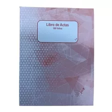 Libro De Actas De 100 Folios ( Pack 2 )