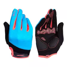 Guantes Largos Dama Best Sb-05-5177 Celeste/turquesa Talla L