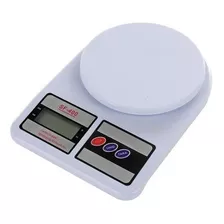 Balança Digital Cozinha Até 10kg Capacidade Máxima 10 Kg Cor Branco