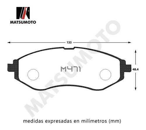 Pastillas De Freno Delantera Para Chevrolet Aveo 1.4 2004-10 Foto 3