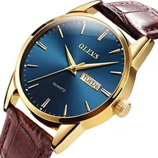 Ypf Olevs Reloj De Pulsera Para Hombre Estilo Retro Color Ro