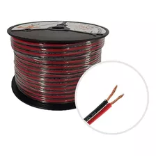  Cable Gemelo Polarizado Negro Y Rojo 2x1mm X 100mts B52