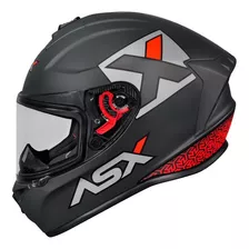 Capacete Asx Draken Concept Cinza Fosco Masculino E Feminino Tamanho Do Capacete 58-m