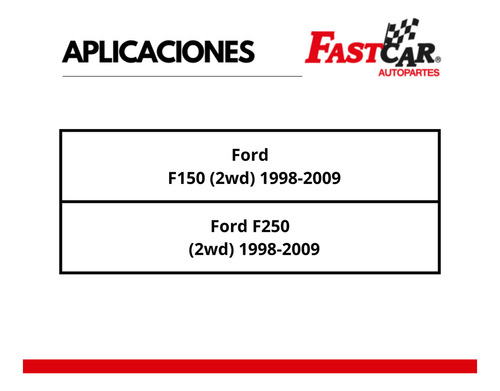 Kit 4 Amortiguador Ford F150 (2wd) 4.2lts. 4.6lts. 1998-2009 Foto 2
