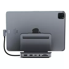 Suporte Hub Satechi P/ iPad Pro Usb-c 60w Hdmi 4k Space Gray