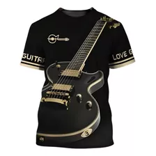 Camisa Camiseta Instrumento Guitarra Rock Music Top Md06