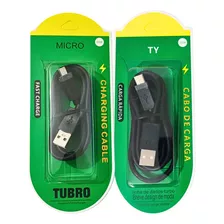 Kit 20 Cabos Usb Turbo V8 / Tipo C Todas As Marcas Atacado