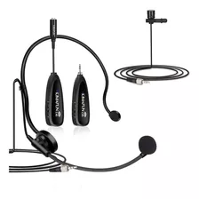 Sistema De Micrófono Inalámbrico Kimafun, Auriculares 24g Y