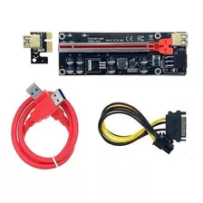 Riser Pci-e 16x A 1x Ver009s Usb 3.0 60cm Minería Cripto Rig