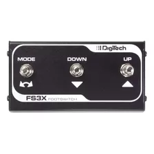 Digitech Fs3x Interruptor De Pie De Tres Funciones Color Negro