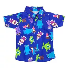 Camisa Monstros Sa Infantil Temática 