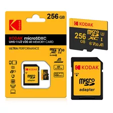 Tarjeta De Memoria Microsdxc Kodak U3 V30 A1 De 256 Gb