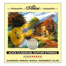 Cuerda Suelta 4ª (d) Guitarra Clasica Nylon Alice Ac106h-4