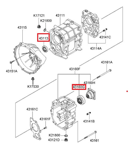 Reten Caja Velocidad Para Kia Pregio Delantero Y Trasero   Foto 4