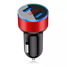 Carregador De Celular Veicular 3.1a Turbo Com 2 Saídas Usb