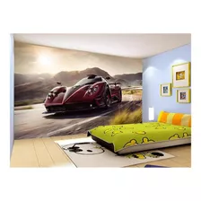 Papel De Parede Carro Pagani Zonda Huayra Rua 3,5m² Car332