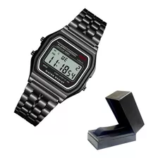 Relógio Retro Pulseira Metal Ajustável Masculino Feminino Nf